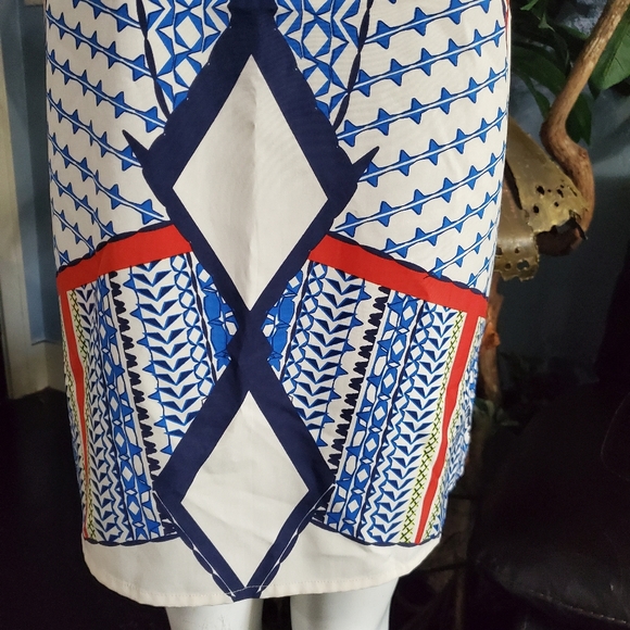 Venus Boho Geometric Multicolored Halter Mini Dress - Picture 5 of 6